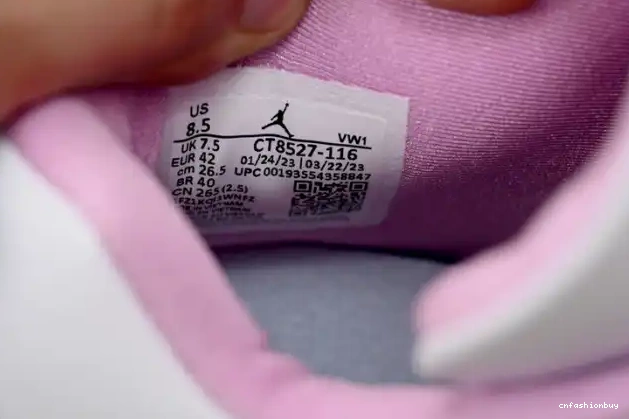 Pink Jordan CT8527-116 4 White Retro 0506